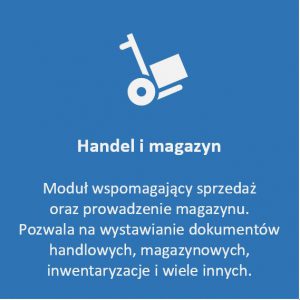 moduł handel i magazyn